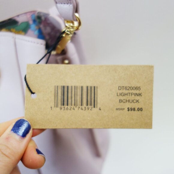 Steve Madden Blush Pink Faux Leather Handbag Crossbody NWT! - Picture 10 of 10